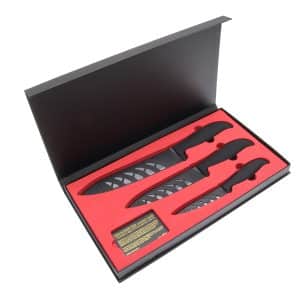 Feinschmecker keramisk knivsett, verdi 900 kr