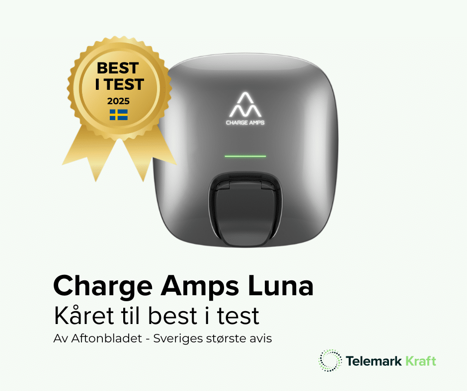 Best i test elbillader TK - Telemark Kraft best i test elbillader
